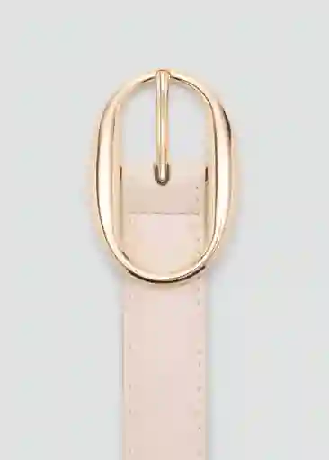 Cinturón Martina Crudo Talla M Mujer Mango