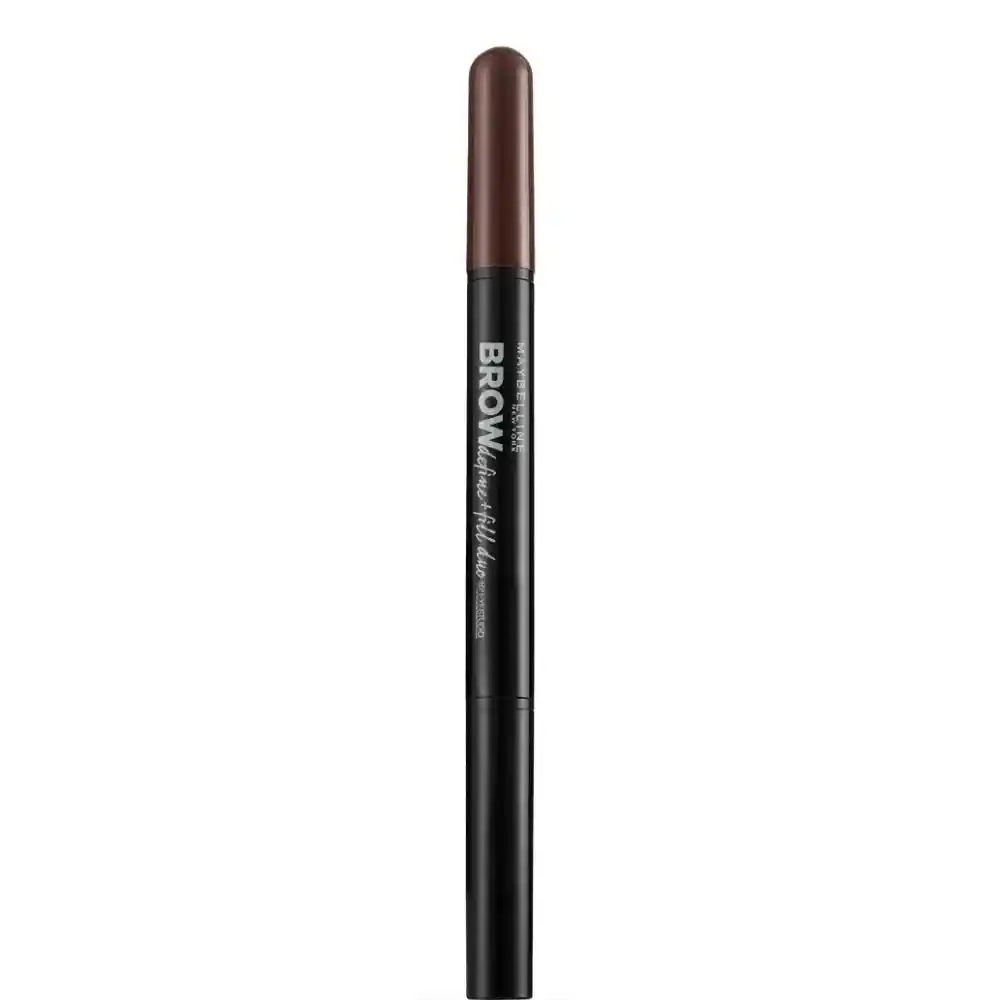 Delineador Cejas Maybelline Fill Duo Deep Brown