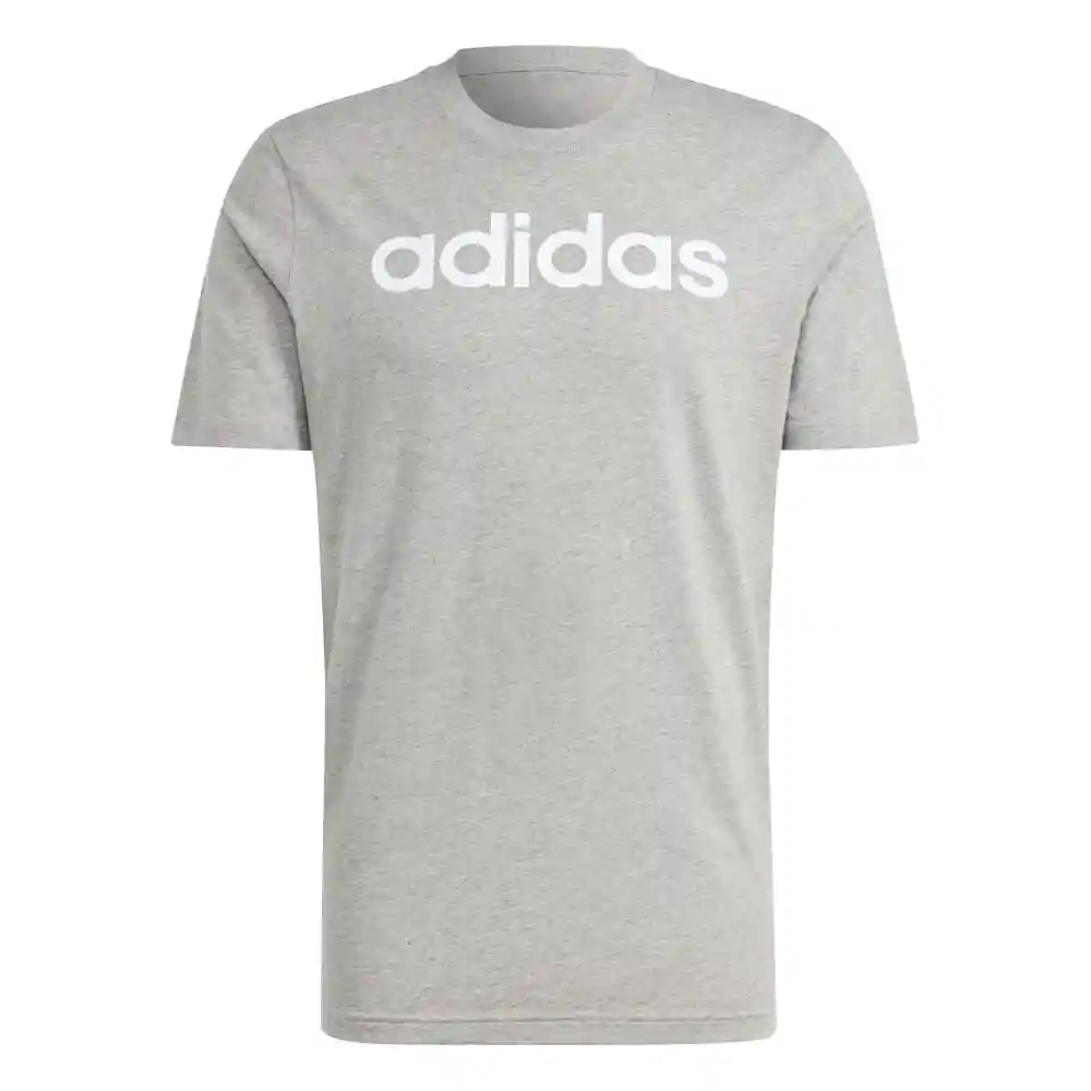 Adidas Camiseta Lin Sj T Hombre Gris M