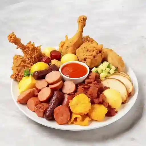 Picada 2 personas con gallina