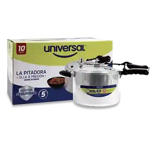 Universal Olla a Presión Tradicional Con Empaque 10 L