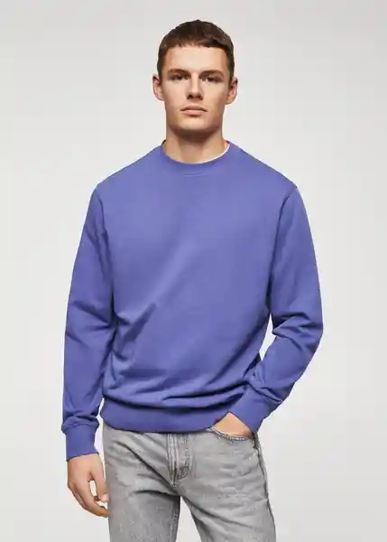 Buzo de Sudadera Nole Lavanda Talla XXL Hombre Mango