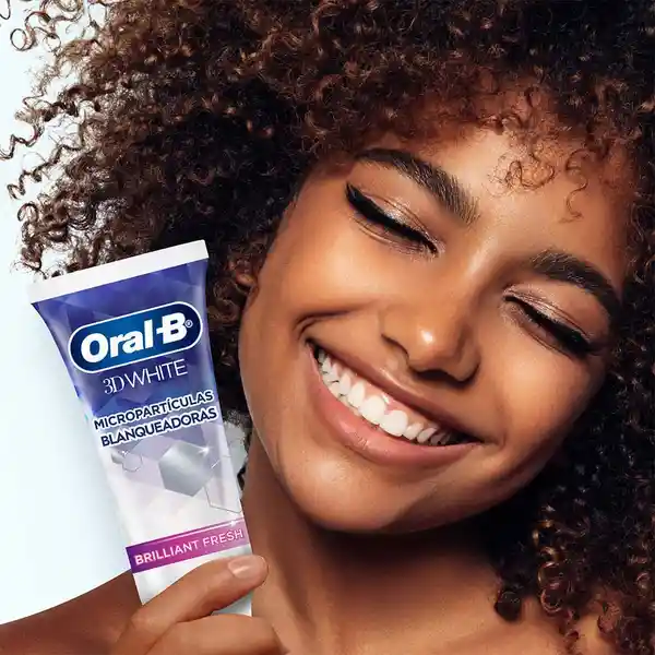 Crema Dental con Flúor Oral-B 3D White Brilliant Fresh 75ml