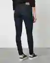 Jean H. Rise Cosmo Skinny Oscuro Femenino Azul Dark 8 Chevignon