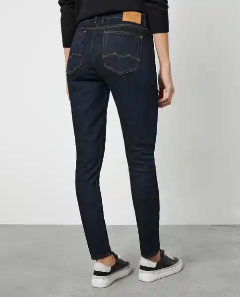 Jean H. Rise Cosmo Skinny Oscuro Femenino Azul Dark 8 Chevignon