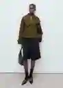Chaqueta Habana Khaki Talla XS Mujer Mango
