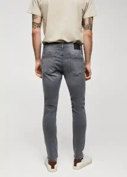 Jean Jude Tejano Gris Oscuro Talla 38 Hombre Mango