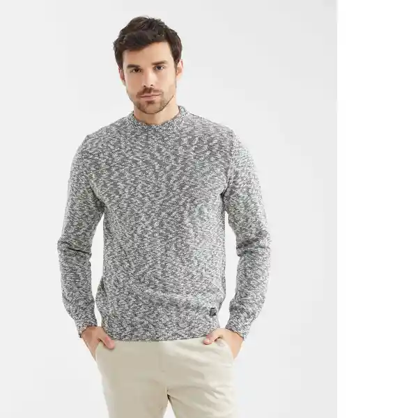 Sueter Retro Gris Estaño Medio Talla XXL Chevignon