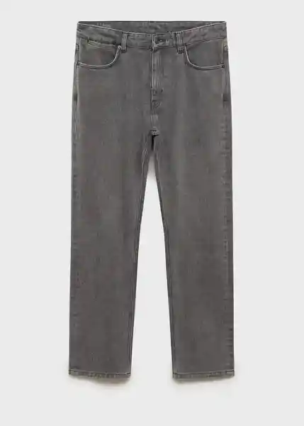 Jean Vega Tejano Gris Talla 40 Hombre Mango