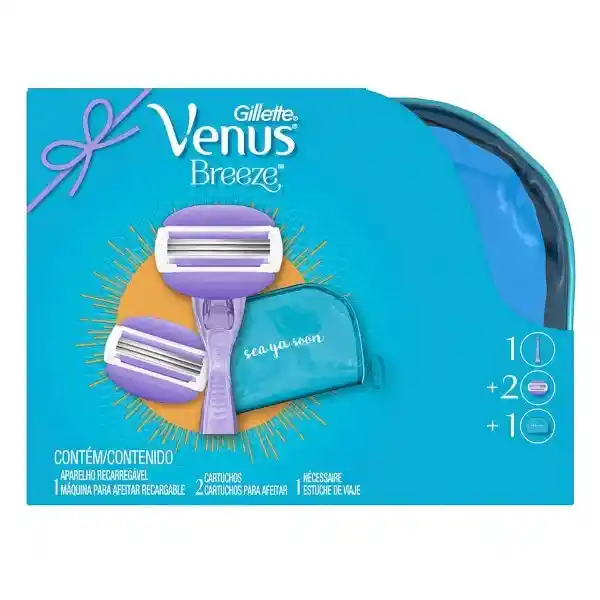 Gillette Venus Máquina Breeze + Repuesto + Estuche