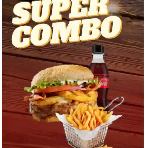 Bacon Hawai + Papas + Coca Cola