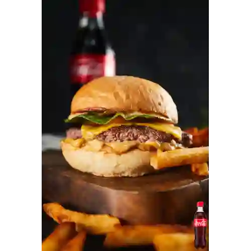 Combo Cheese Burger + Coca-cola Sabor Original