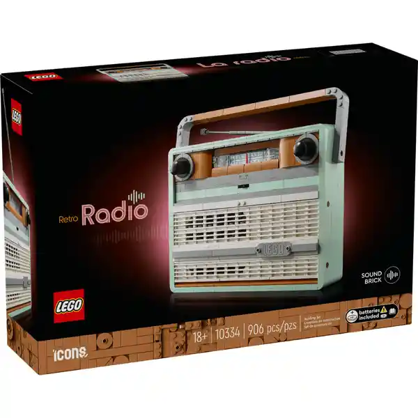 Lego Set de Construcción Retro Radio