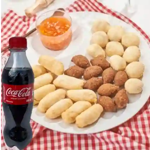 Combo Fiesta por 30 Unidades + Coca-Cola