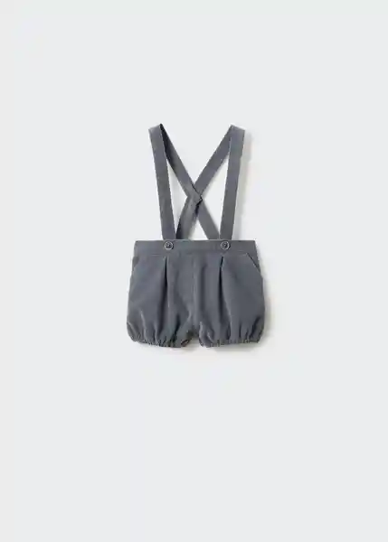 Short Tren Antracita Talla 61 Niños Mango