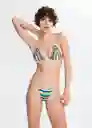 Top Bikini Bahamas Verde Pastel Talla M Mujer Mango