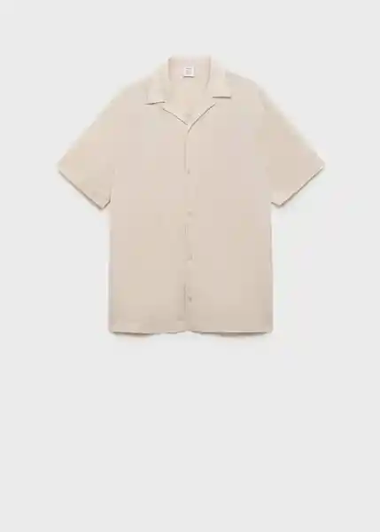 Polo Bonheur Beige Talla L Hombre Mango