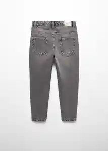 Jean Dad Tejano Gris Talla 11 Niños Mango