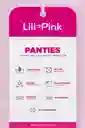 Lili Pink Pack Panty Hípster Algodón Blanco Talla S Ref.489A