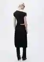 Top Juli Negro Talla S Mujer Mango