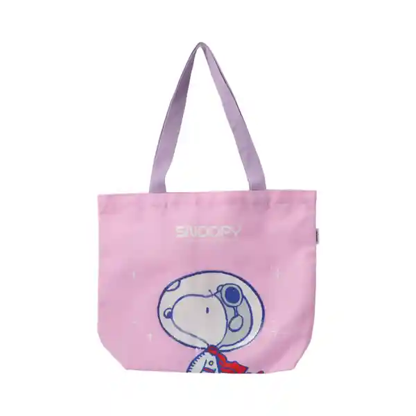 Bolso de Compras Snoopy Little Space Explorer Rosa Miniso