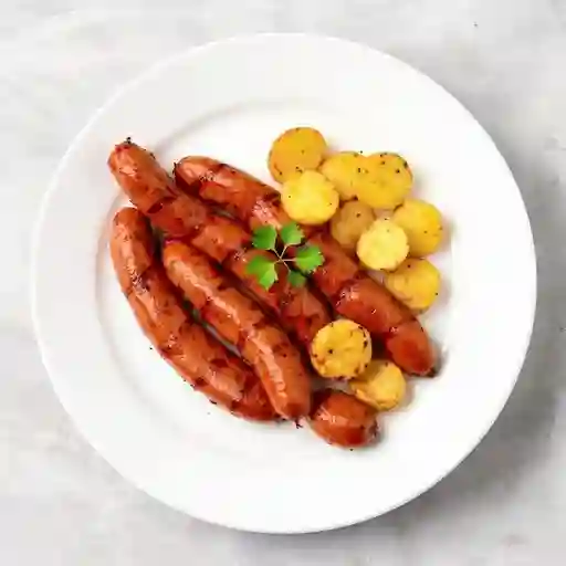 Chorizos con Papas