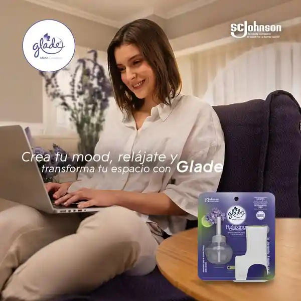 Glade Aceite Natural Mood Collection Relaxing Lavender 21 mL