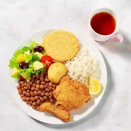 Almuerzo con Frijoles