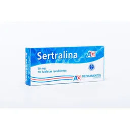 American Generics Sertralina (50 mg) 10 Tabletas
