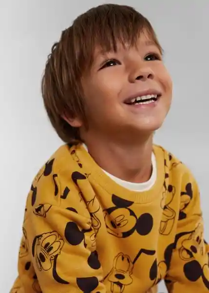 Sudadera Mamigos Mostaza Talla 72 Niños Mango