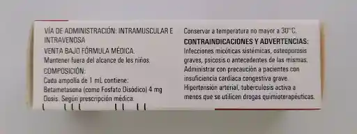 Celestone Solución Inyectable (4 mg)