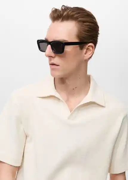 Camiseta Polo Xavi Crudo Talla L Hombre Mango