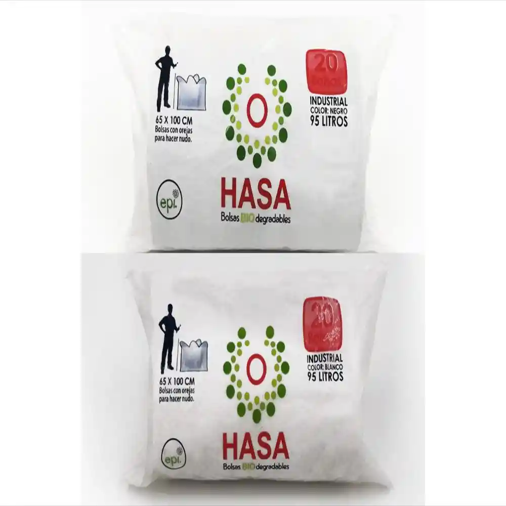 Bolsa Biodegradable Hasa Mverde 20 Rollo 20 Unidades