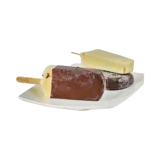 Paleta de Vainilla Cubierta de Chocolate