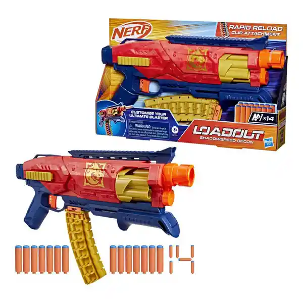 Nerf Juguete Lanzador Loadout Shadowspeed Recon