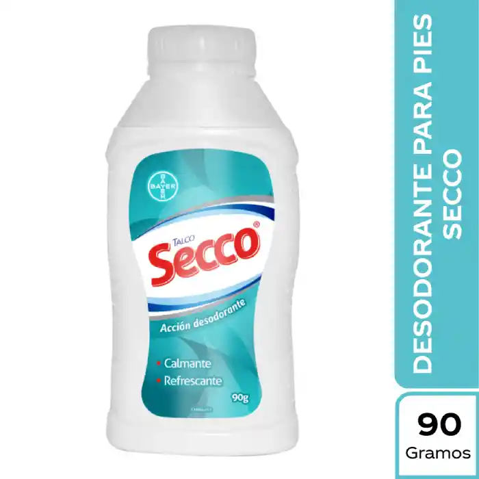 Secco Talco Cuidado de Pies Und x 90 gr