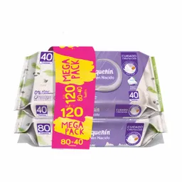  Toallitas Humedas Pequeñin Recien Nacido X 80 Und + 40 Und 