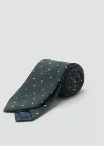 Corbata Dots8 Khaki Talla 99 Hombre Mango