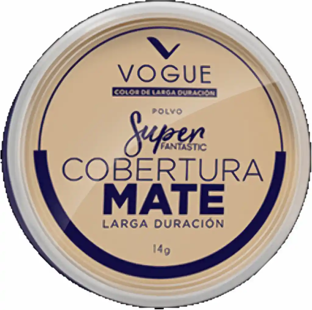 Vogue Maquillaje en Polvo Super Fantastic Cobertura Mate Tono Avellana