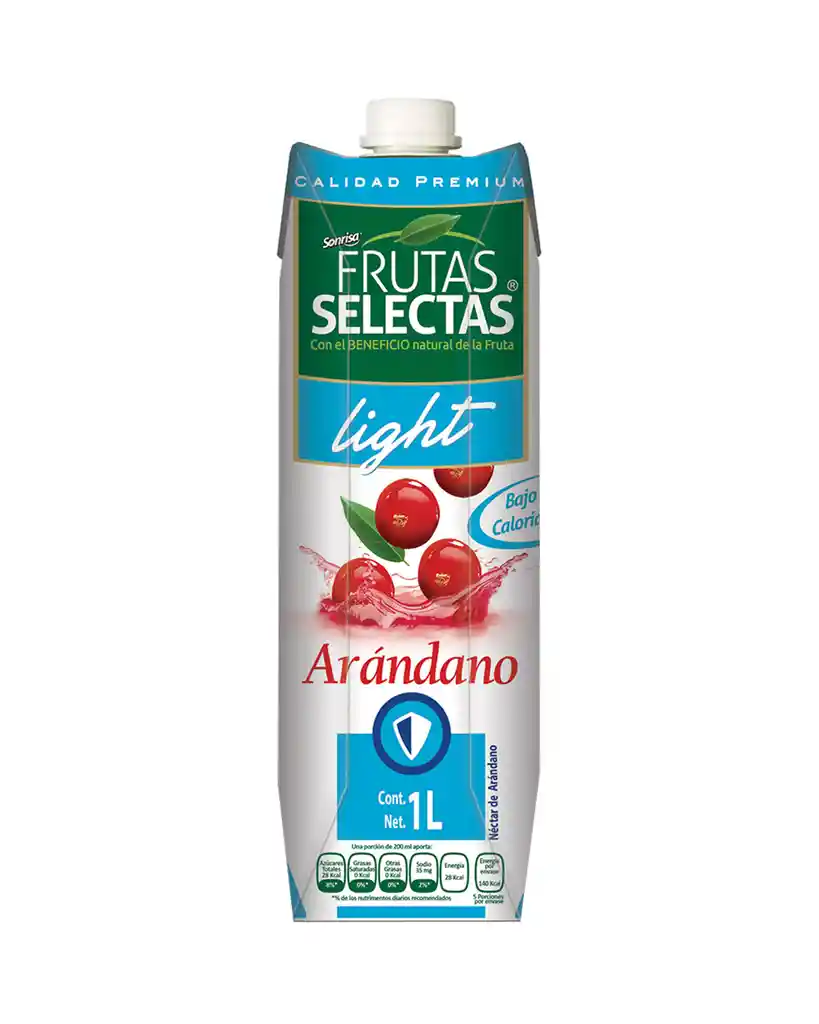 Frutas Selectas Néctar Light de Arándanos