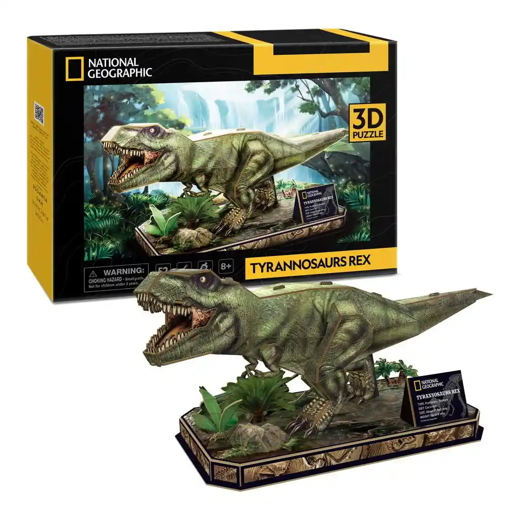 Zuru Inc Rompecabeza Rex Nat Geo e 3D
