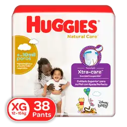 Pañales Huggies Natural Care Pants Etapa 4/XG 38U