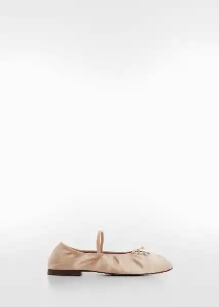 Zapatos Andrea Beige Talla 37 Mujer Mango