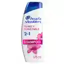 Shampoo 2 en 1 HS Head Shoulder Suave y Manejable Champu Head and Shoulders 375 ml