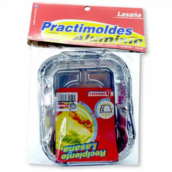 La Morena Moldes de Aluminio para Lasaña