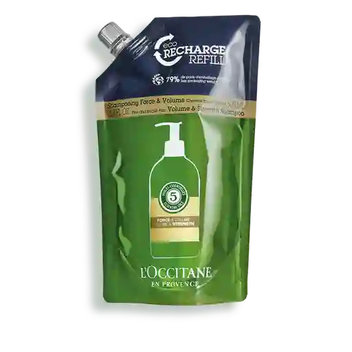 Shampoo Eco Refill Fuerza y Volumen Aromacología LOccitane