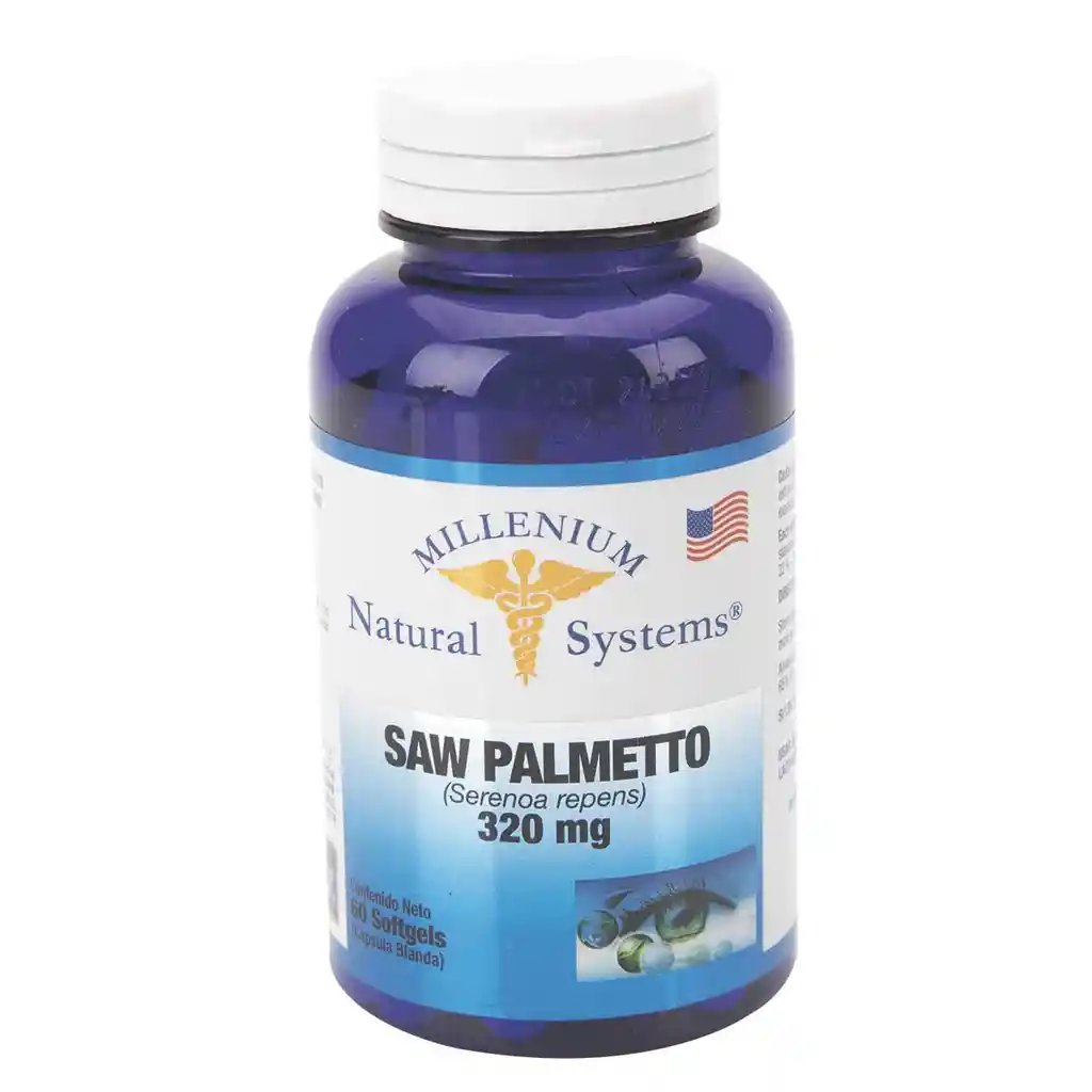Saw Palmeto (320 mg) 60 Sg Natural Systems