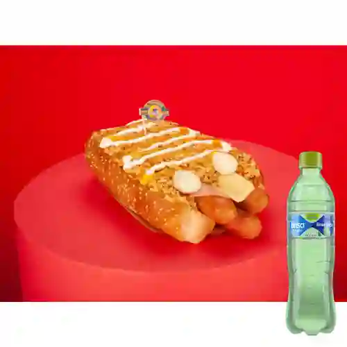 Combo Súper Mega Perrote +Brisa Sabor Limón 600ML