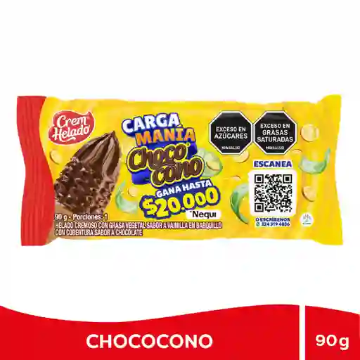 Prm. Cono Chococono Xun Crem Helado Vainilla Barquillo (90 Gr)