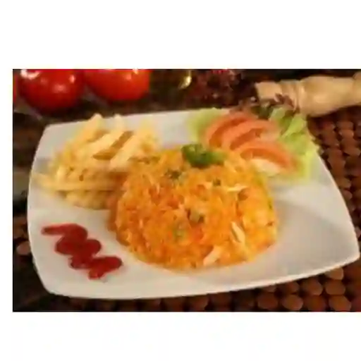 Combo de Arroz Paisa con Pollo